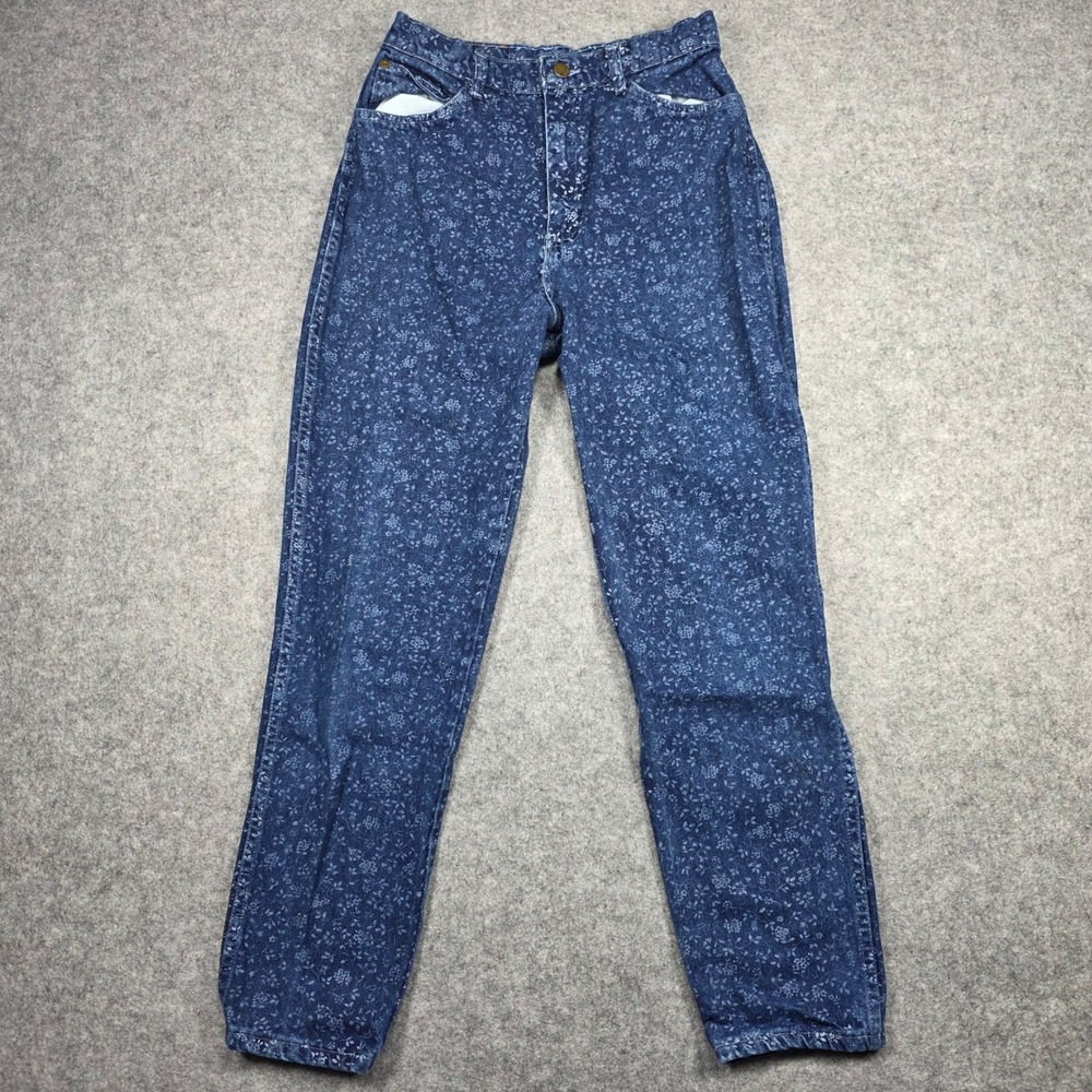 VTG Gitano Express Jeans Women 11/12 Blue Tapered Leg High Rise Acid Wash